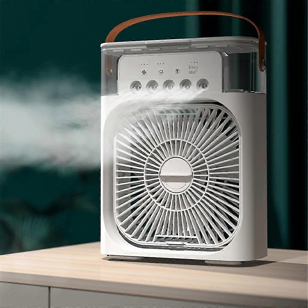 3-in-1 Portable Air Cooler & Humidifier with LED Light